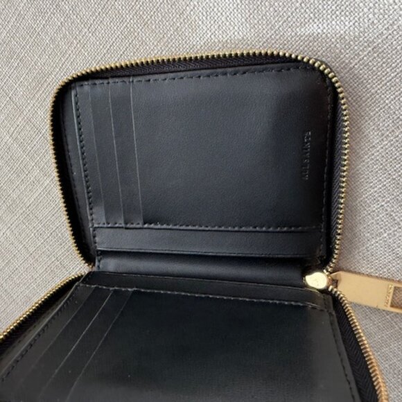 All Saints Lena Hex Leather Zip Wallet - Picture 10 of 11